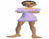 purple pattern dress