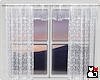 *Home Curtain White Lace