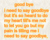 ~D~ Good Bye Sticker