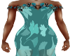 Laticia Teal Gown