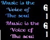 Music is the voice anim