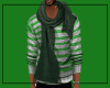 Sweater with Scarf Green
