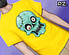 rz. Yellow Shirt Skull