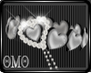 QMQ Gray Necklace Heart