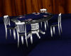 Silver-Blk -Poker Table