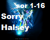 Sorry Halsey