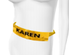 Karen gold belt