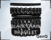 ♕ Black Chain Bracelet
