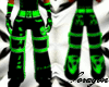 Raver pants neon green