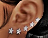 Stars Earrings Silver 5S