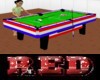{RED} holland pooltable