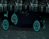 S! Blue Antique Car