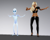 Alien dance with pose