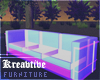 Neon Transparent Couch