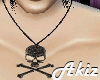]Akiz[ Skull Necklace
