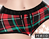 🅜PLAID: xmas shorts