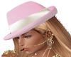 pink stylish hat