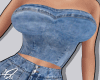 Busty Denim Top