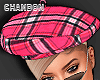 CH*Plaid Pink Beret