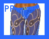 Sexy Capri Pants XXL Blu