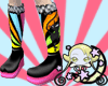 [morf] Kitty Boots Black