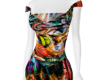Graphic Mini Dress