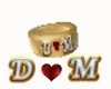 GM  D & Mau wedding ring