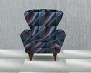 blue comfy chair