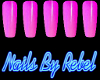 Pink Glow V2 Nails