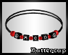 *B* Custom Red Necklace