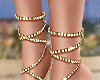 Deluxe gold heels