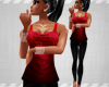 [ED] red top black jeans