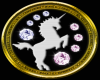 Gold Unicorn Amulet