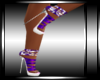 LL Purple Floral Heels