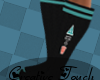 ~(K)~ ΔΤΨ Teal Socks