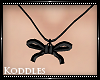 ☠ Dark Bow Necklace F