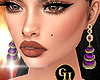 *GH* Purple Earrings