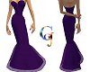 Amethyst Fishtail Gown