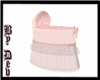 baby girl pink bassinet