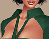 Cropped Blouse D/Green