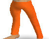 Orange Drainpipe Pants