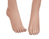 Pink French Nails Feet