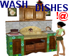 !@ Place to wash dishes