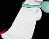 White Socks Green Bow