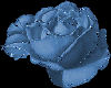 sticker flower blue