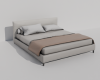 (dev) Beige Double Bed