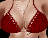 Crochet Red Bikini Top