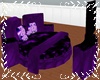 purple bed w tv and comp