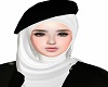 [C]Barret Hijab Black
