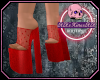 [💀]Fishnet Heel RED